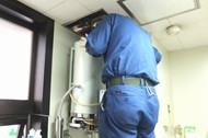 2013/12/06 湯沸器内部清掃1