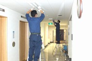 2013/12/12 照明器具清掃(2階共用部分)1