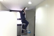 2013/12/12 照明器具清掃(2階共用部分)3