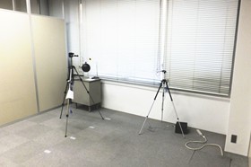 2014/09/08 ビル西面の窓周り環境測定