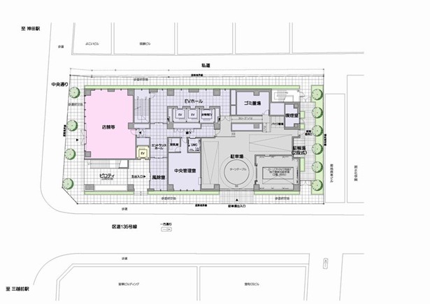 配置図兼1階平面図